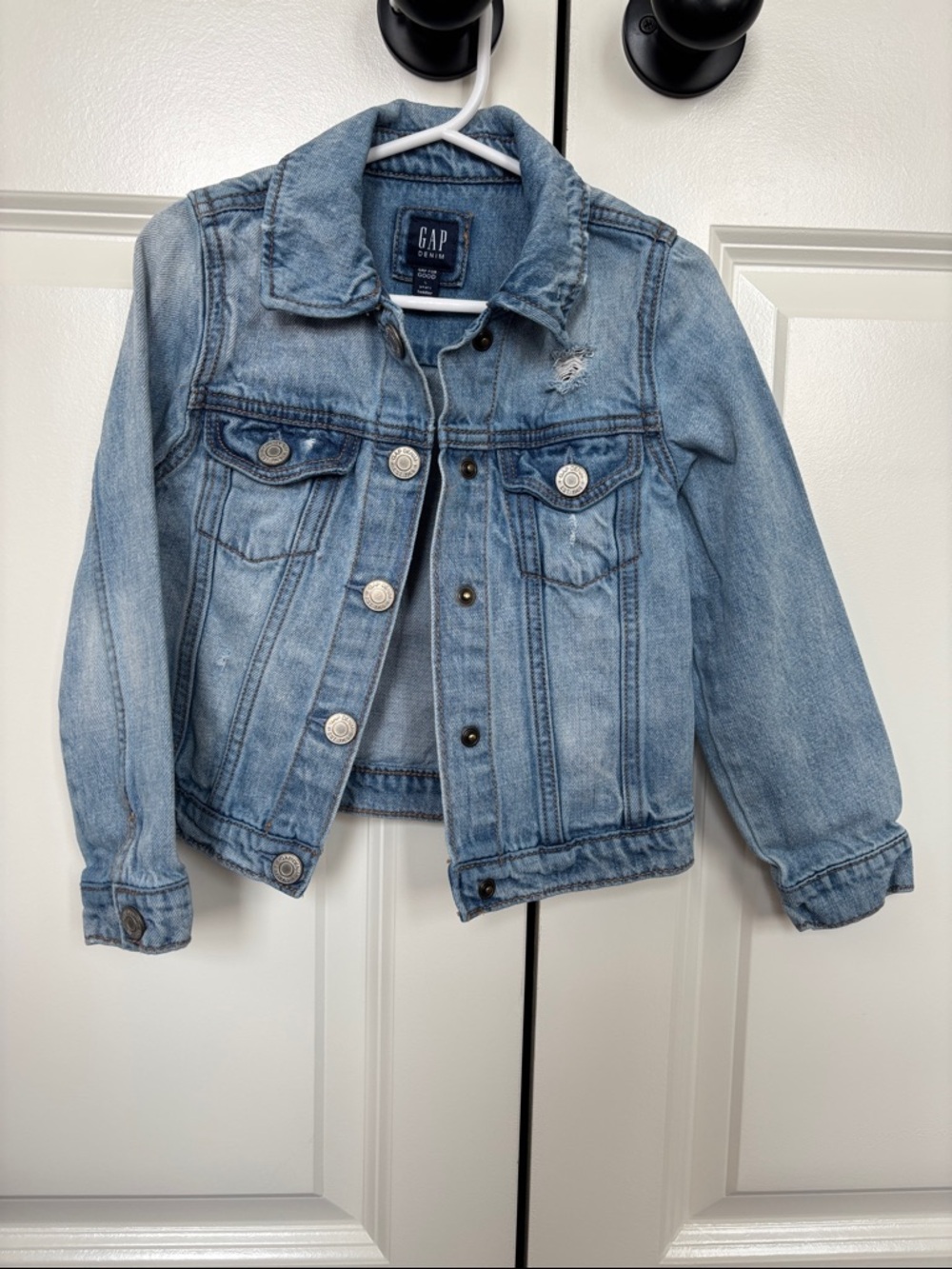 GAP Light Wash Blue Kids Denim Jacket